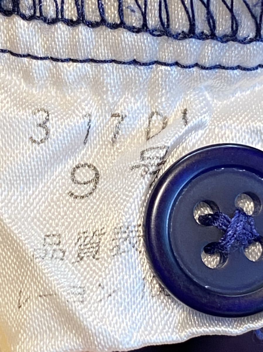 Piancavallo 半袖 オープンカラーシャツ レーヨン ネイビー 日本製 ビンテージ 90's_画像7