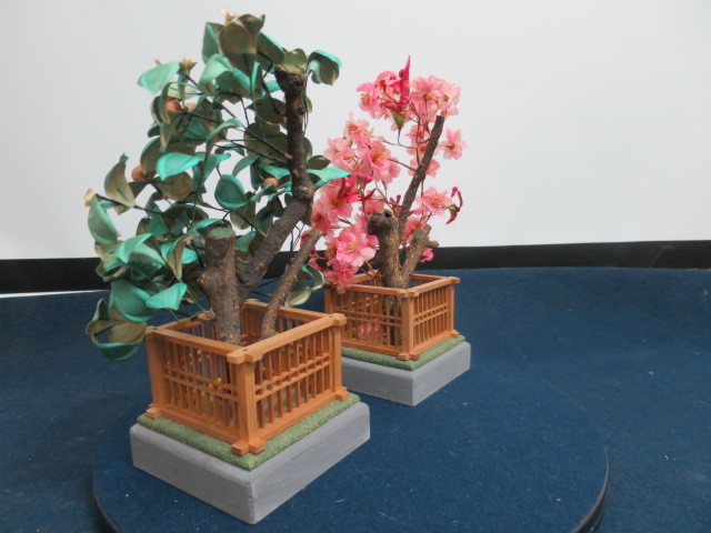 海外並行輸入正規品 【人形館】「桜橘F-240」雛人形・雛道具・雛御殿