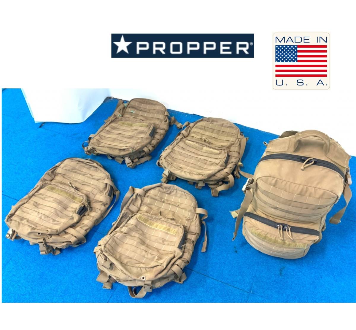 アメリカ製 アサルトパック まとめ買い5個セット USMC リュックサック