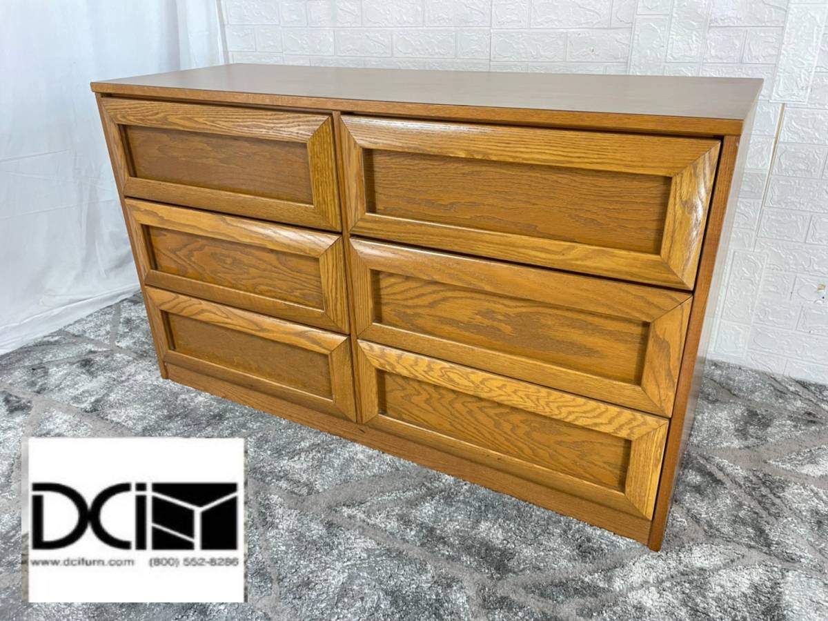 アメリカ家具 ワイドチェスト ドレッサー DCI Furniture チェスト 2列3
