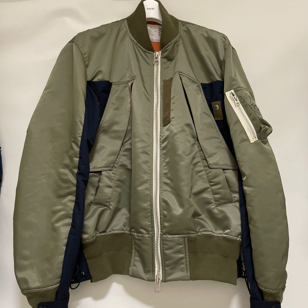 Sacaiサカイ Nylon Twill Mix Blouson 22-02708M Size2 MA-1|Yahoo