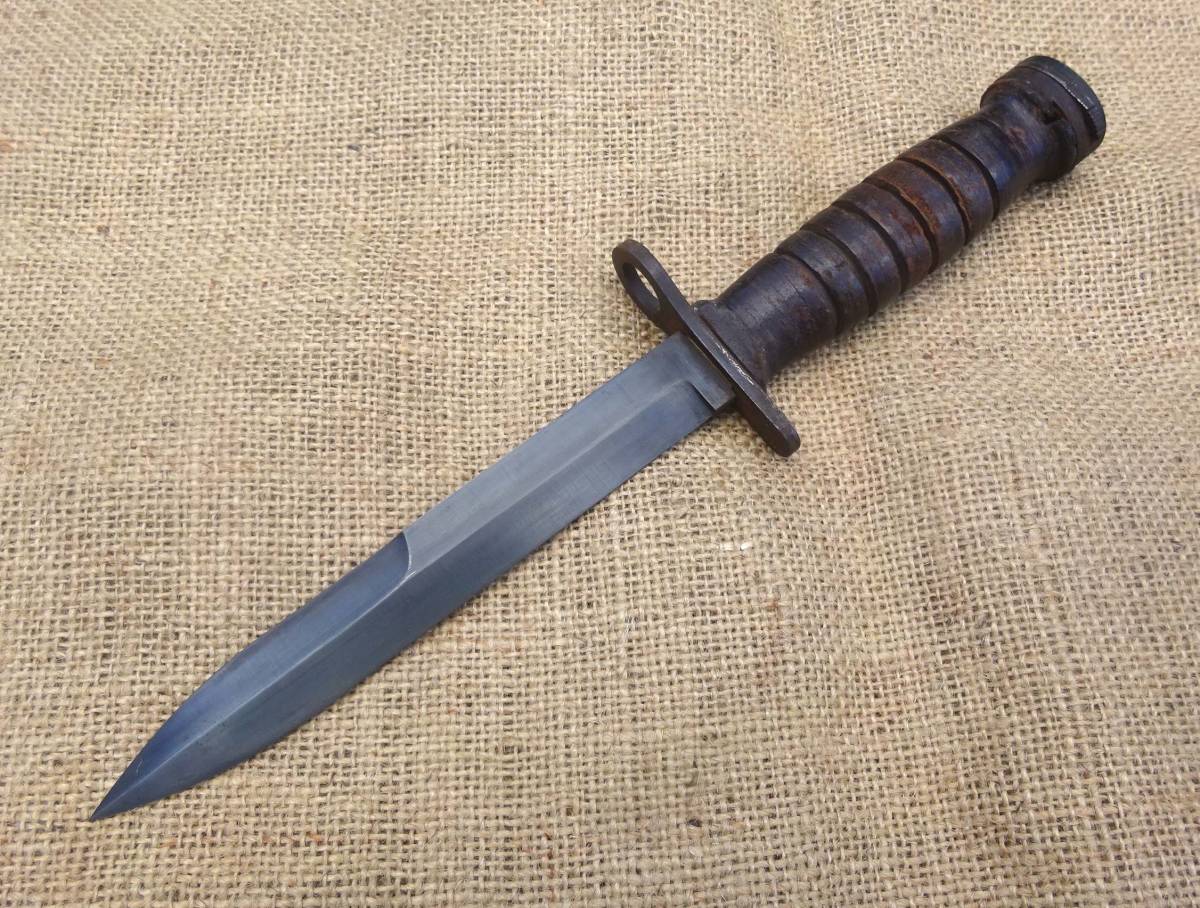 WW2アメリカ軍・軍用ナイフ(鞘無し、未使用? アメリカ軍 WW2アメリカ軍・軍用ナイフ(鞘無し、未使用? アメリカ軍