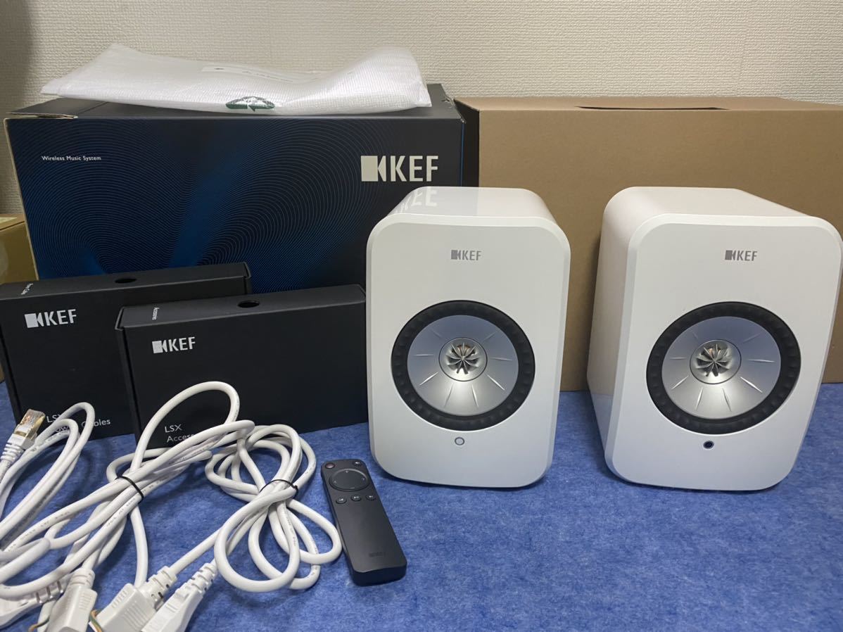 KEF LSX white ホワイト ワイヤレススピーカー | contifarma.pe