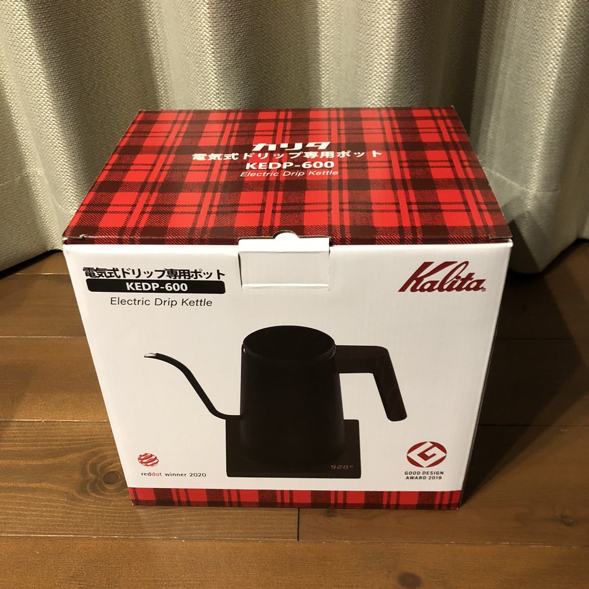 新品】 Kalita 電気ケトル KEDP-600 ブラック カリタ コーヒー 温度
