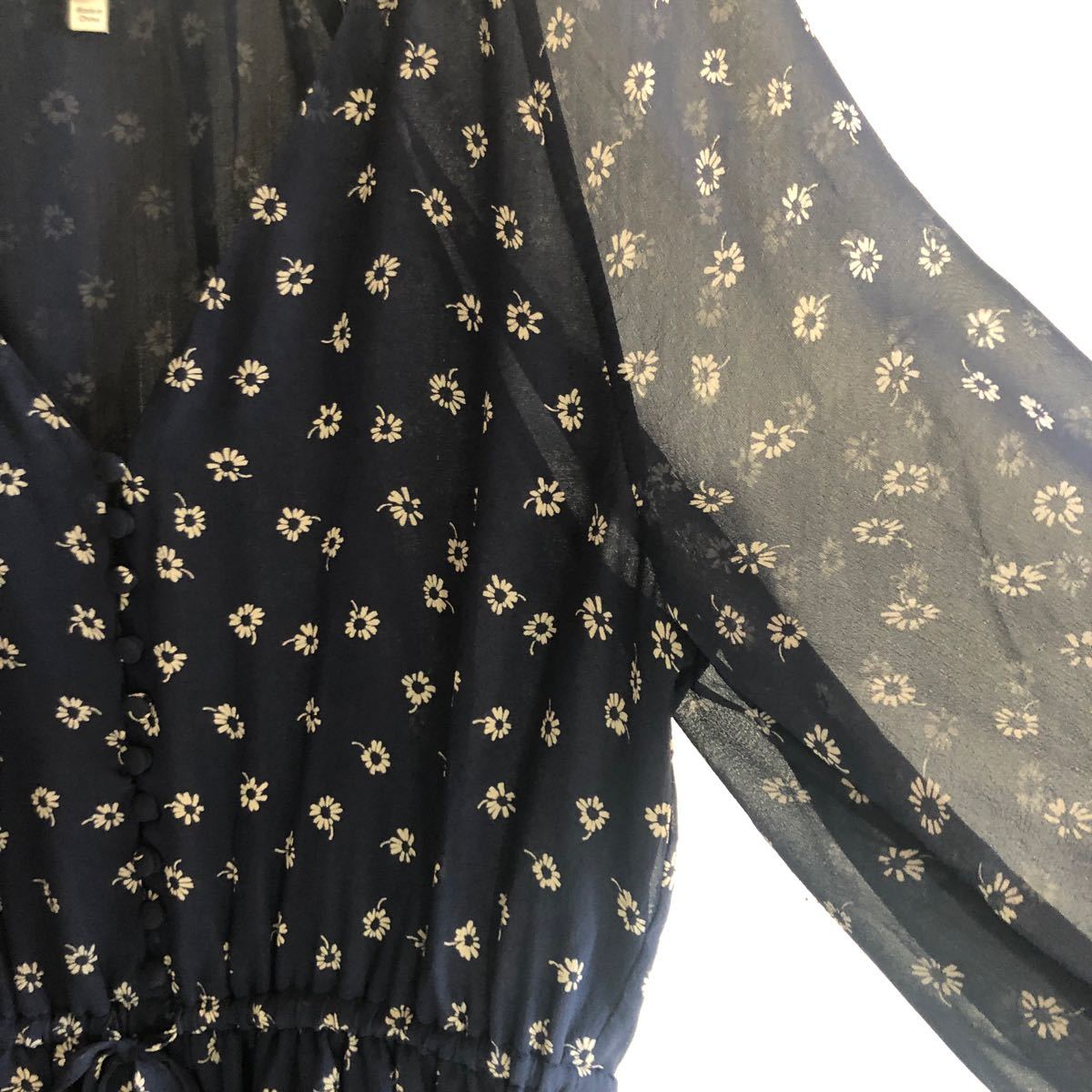(美品)joieジョア*シルクワンピース 小花柄 3