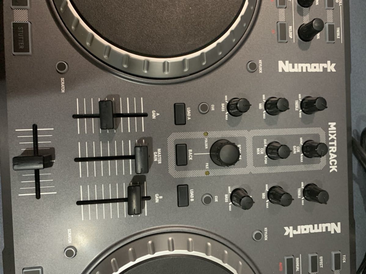 Numark DJコントローラー Mixtrack ヌマーク ターンテーブル ディスク