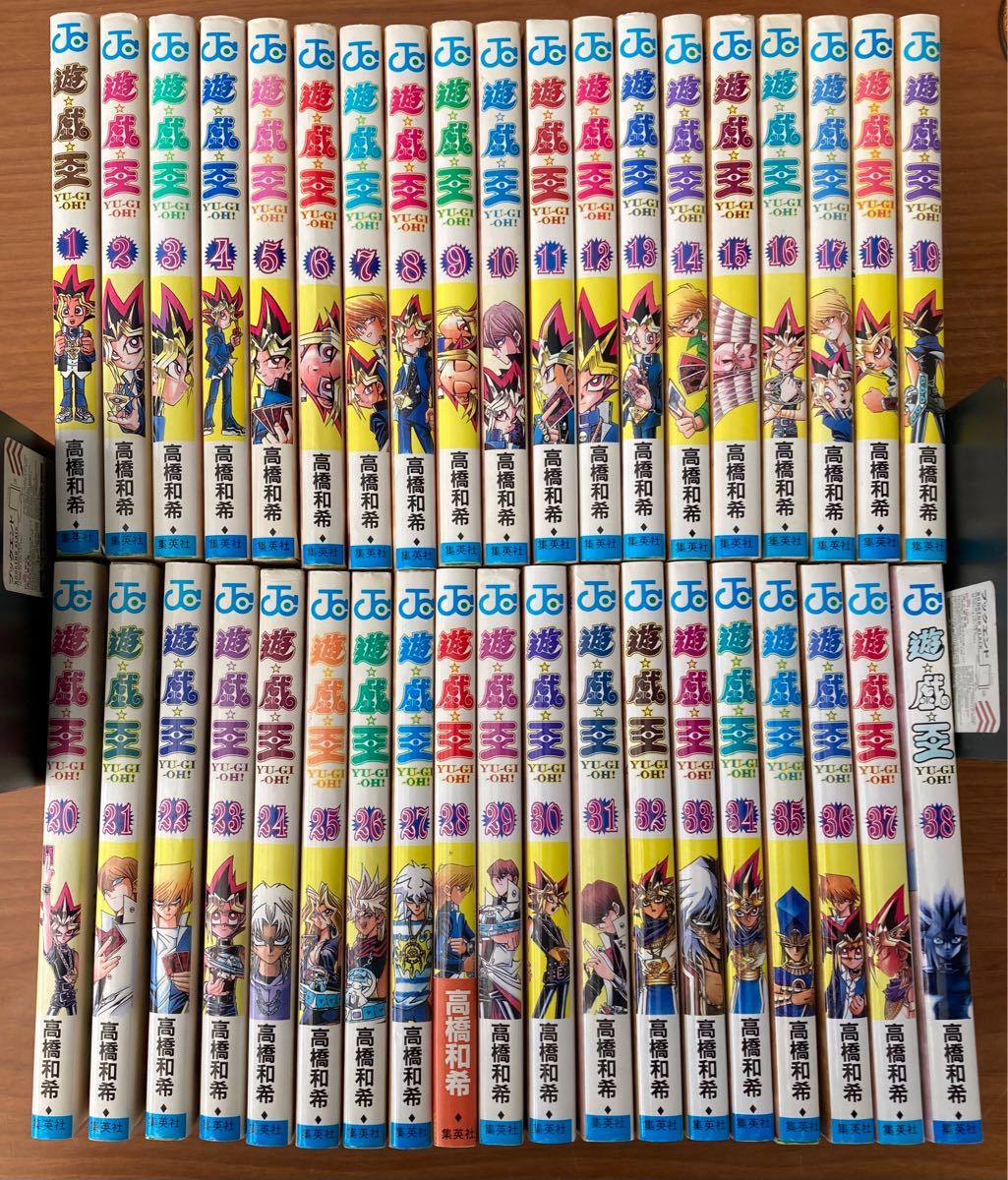 PayPayフリマ|遊戯王 全巻 全38巻 高橋和希 PayPayフリマ|遊戯王 全巻 全38巻 高橋和希