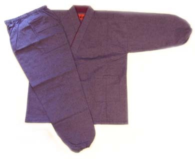 久留米織もんぺ・ひっぱり（紫）　日本製
