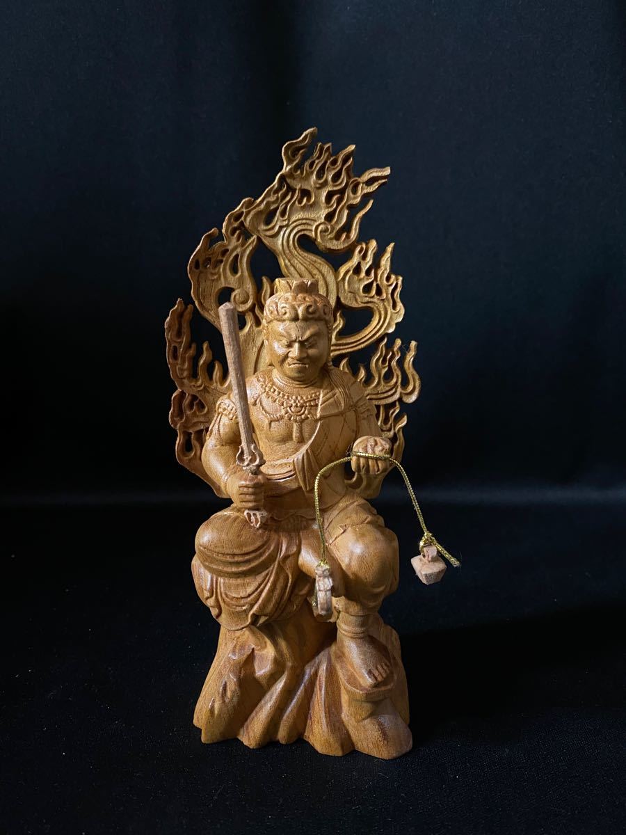 井波彫刻 一刀彫り 仏教工芸品 総ケヤキ材 精密彫刻 仏師で仕上げ品