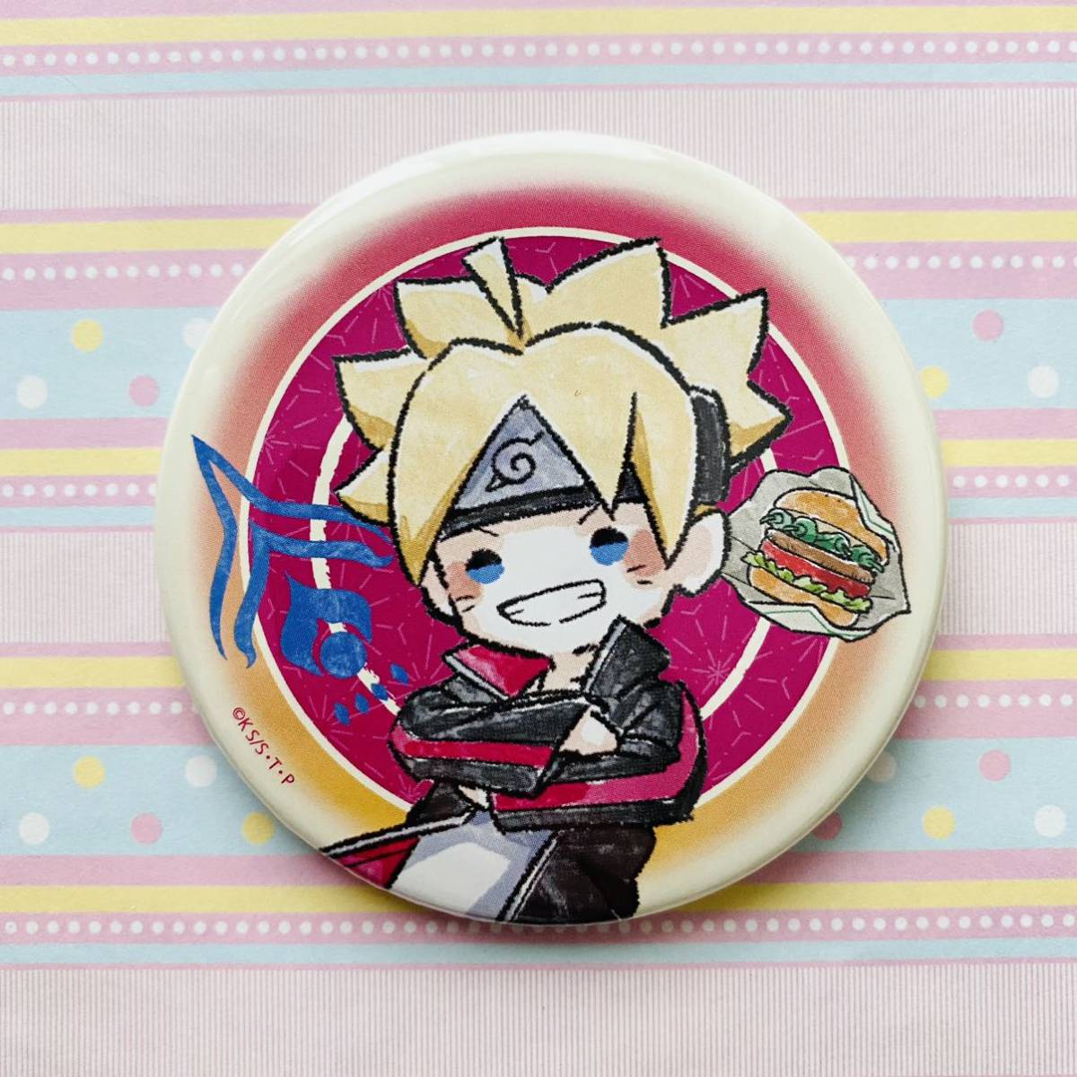 NARUTO★BORUTO/缶バッジ/グラフアート/ボルト_画像1