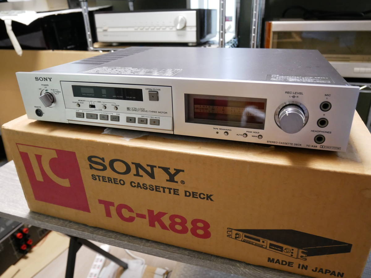 Yahoo!オークション - SONY TC-K88 カセットデッキ<私蔵館放出 Yahoo!オークション - SONY TC-K88 カセットデッキ<私蔵館放出