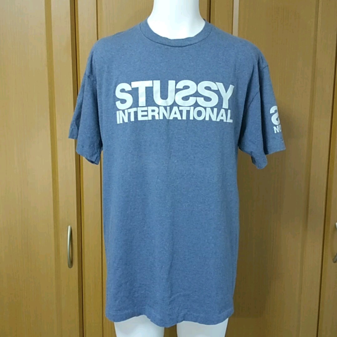 Paypayフリマ Stussy 半袖tシャツl ブルー 反転 S 文字とシルバーラメがおしゃれプリント ステューシー Ss Nyltla Paypayフリマ Stussy 半袖tシャツl ブルー 反転 S 文字とシルバーラメがおしゃれプリント ステューシー Ss Nyltla