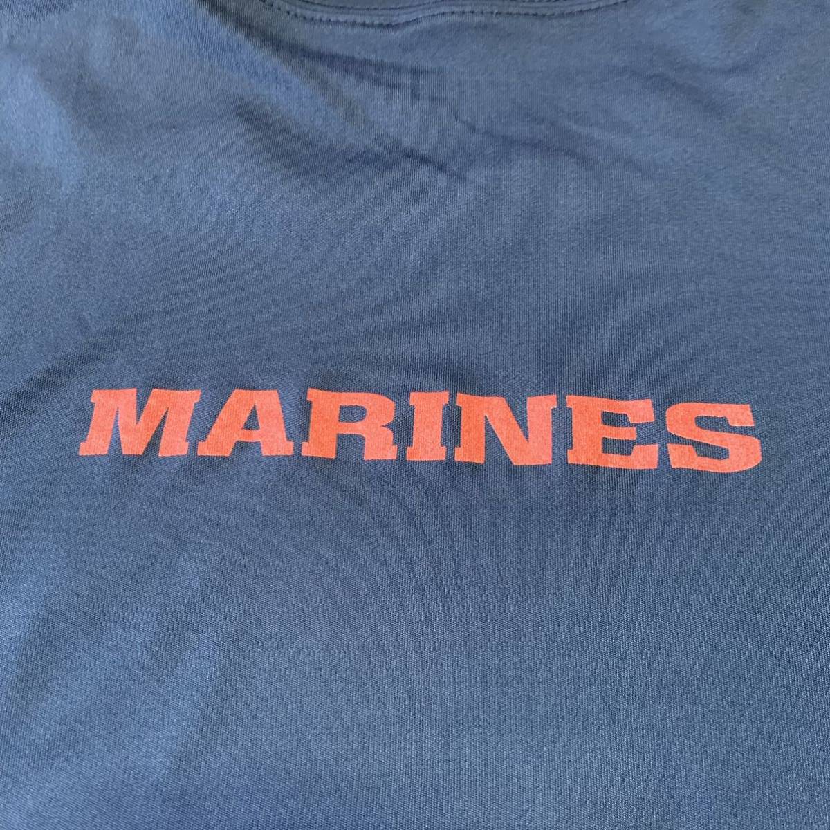  Okinawa вооруженные силы США сброшенный товар USMC MARINE милитари короткий рукав футболка тренировка бег .tore спорт XLARGE темно-синий ( контрольный номер NO48)