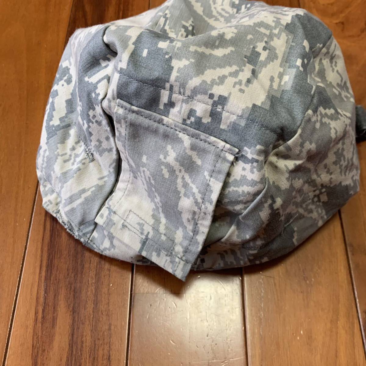 沖縄 米軍放出品 実物 ABU COVER HELMET CAMOFLAGE PATTERN ヘルメットカバー XLARGE (管理番号RS6)_画像3