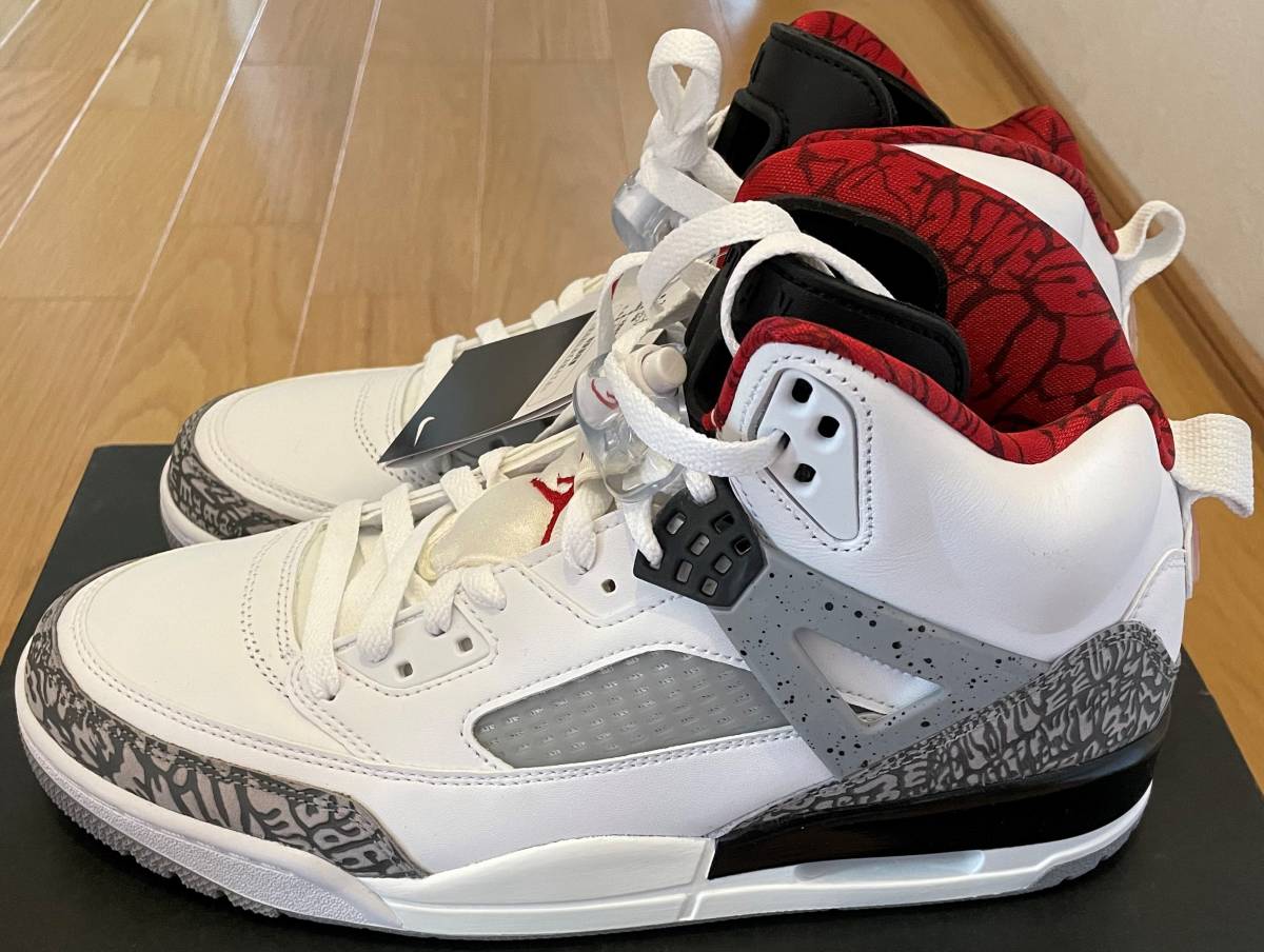 新品未使用 Nike Air Jordan Spizike White Cement ナイキ エアジョーダン スパイジーク ホワイト セメントグレー 28cm US10 315371-122_画像4