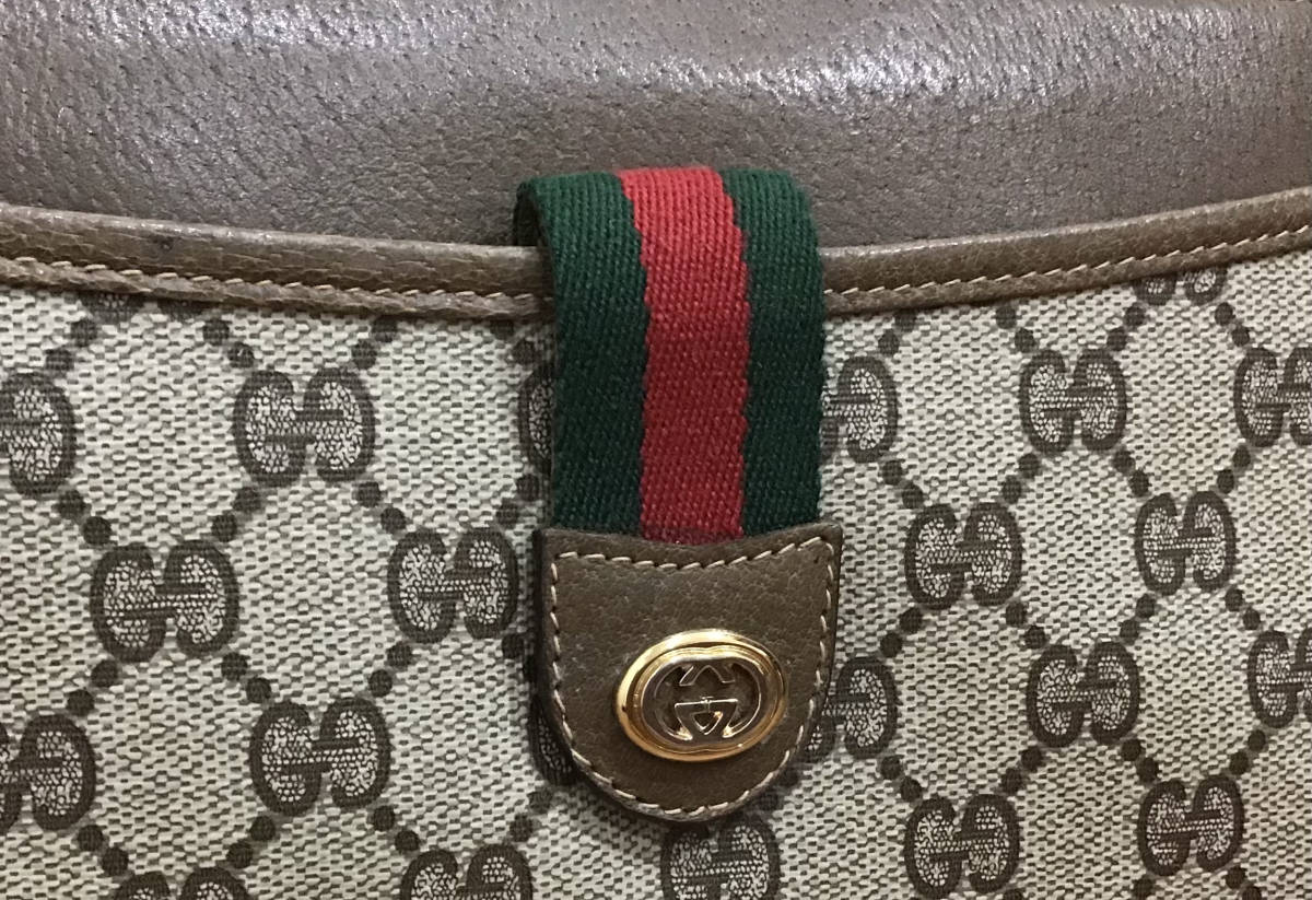 GUCCI グッチ オールドグッチ シェリーライン GG柄 ショルダーバッグ