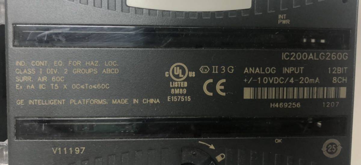 CULUS LISTED IC200ALG260G ANALOG INPUT_画像3