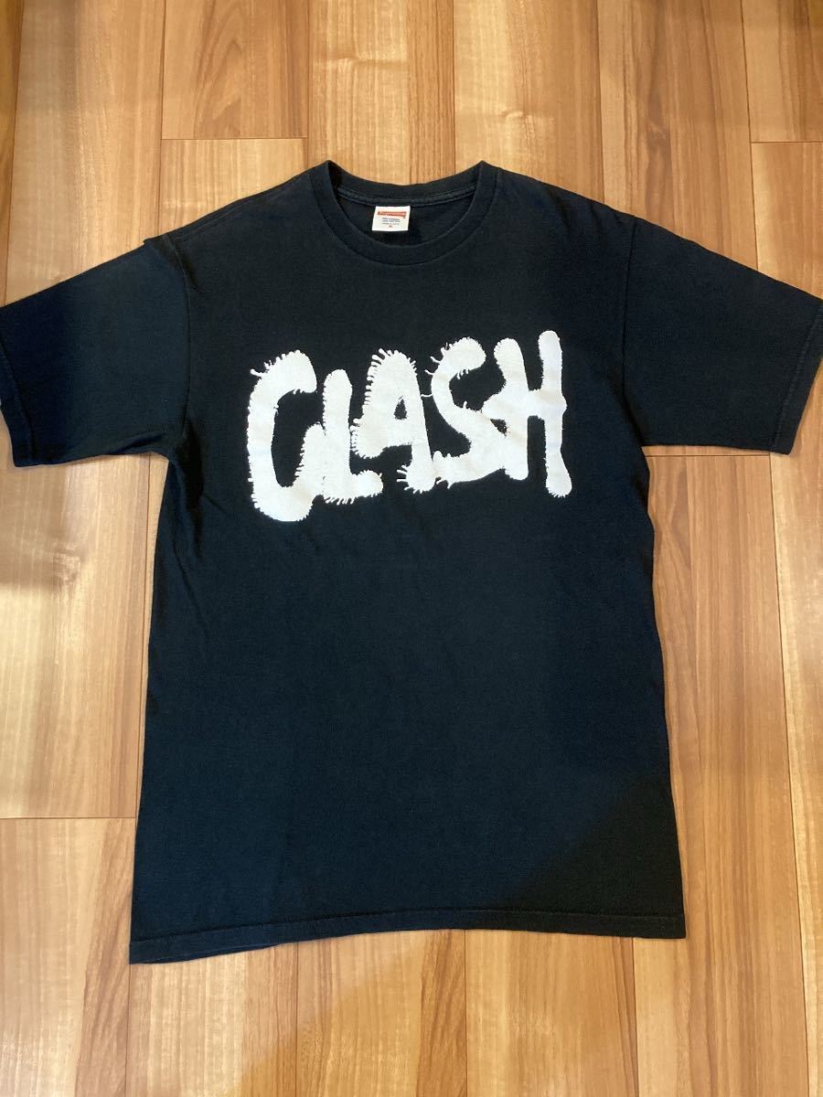 the clash supreme コラボ tee USA 黒M joe strummer box ボックスロゴ