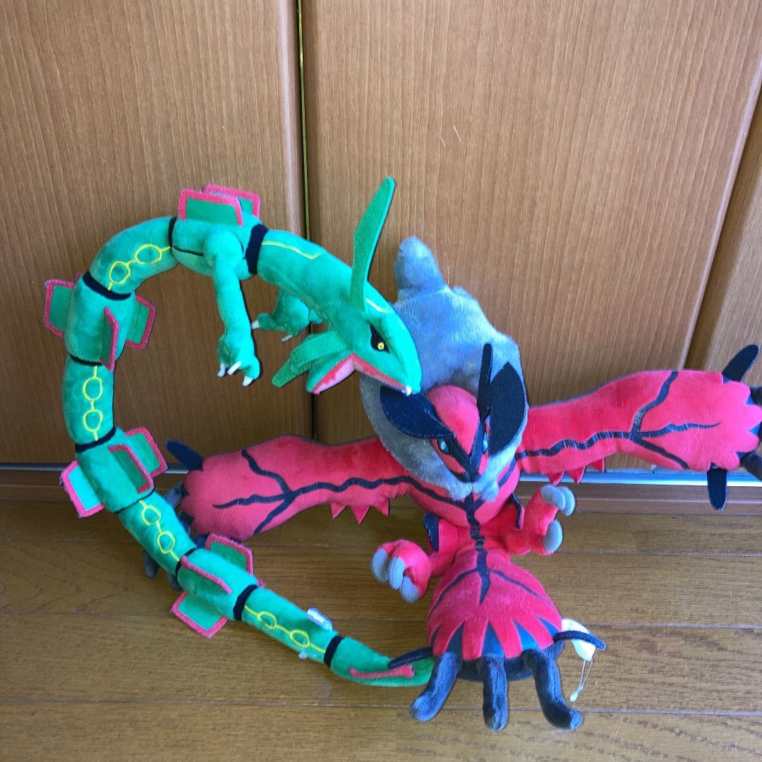 ポケモン ポケモンセンター ぬいぐるみ レックウザ イベルタル ポケモン ポケモンセンター ぬいぐるみ レックウザ イベルタル