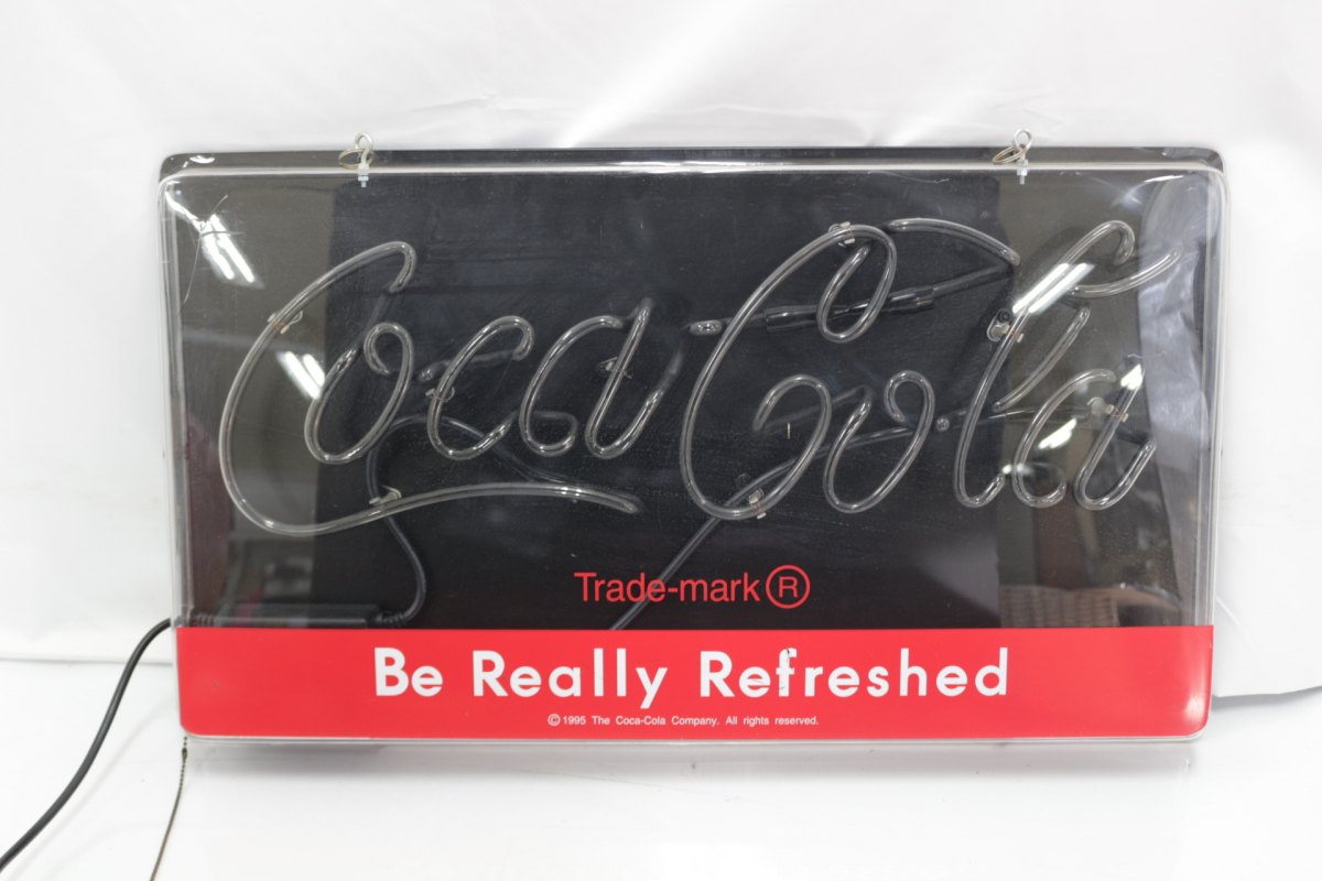 行董】Coca Cola コカ・コーラ ネオン看板 ネオン管 ヴィンテージ