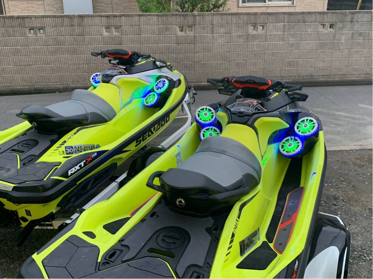 2018～ seadoo RXT300 GTX WAKE 4スピーカーボックス スピーカー スピーカーBOX オーディオ Bluetooth_画像4