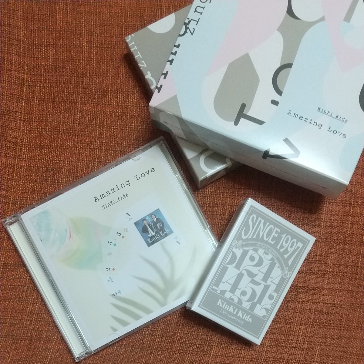 KinKi Kidsファンクラブ会員限定「Amazing Love」販売CD+DVD+トランプ