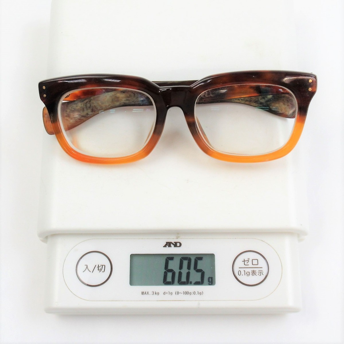 べっ 甲 眼鏡 メガネ K18 度入り 重量:約60g y164-1436542k【Y商品】_画像8