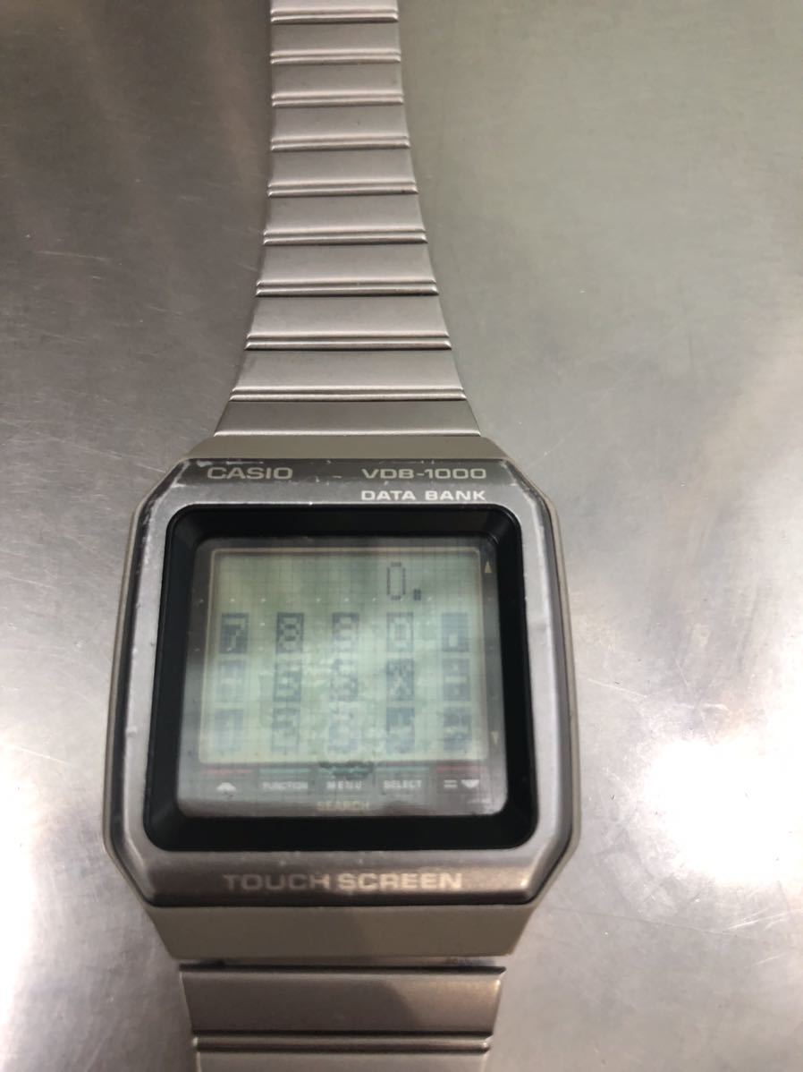 正規通販 L18370-500 カシオ データバンク VDB-1000 腕時計(デジタル
