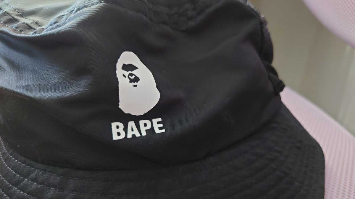 ア・ベイシング・エイプ APE BAPE バケットハット 試着品 帽子 ハット