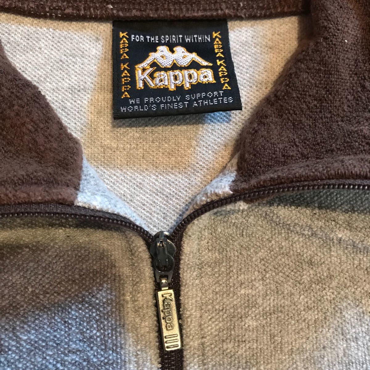 カッパ (kappa) ハーフジップシャツ(KA-7772)タオル地　メンズXOサイズ　日本製　中古品