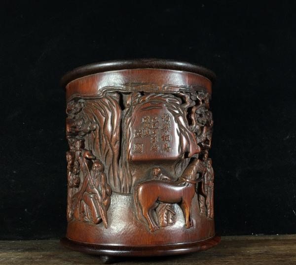 おもちゃ・ 竹彫り大筆筒 骨董品 美術品 をしてない - bahmanesabz.ir