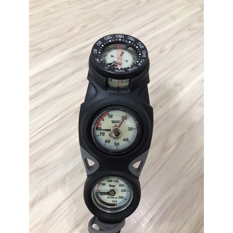 MARES MR42T PORTON METALダイビング レギュレター セット 3ゲージ MV
