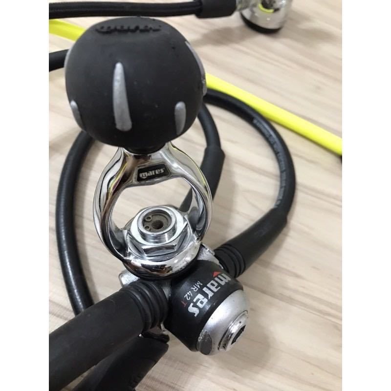 MARES MR42T PORTON METALダイビング レギュレター セット 3ゲージ MV