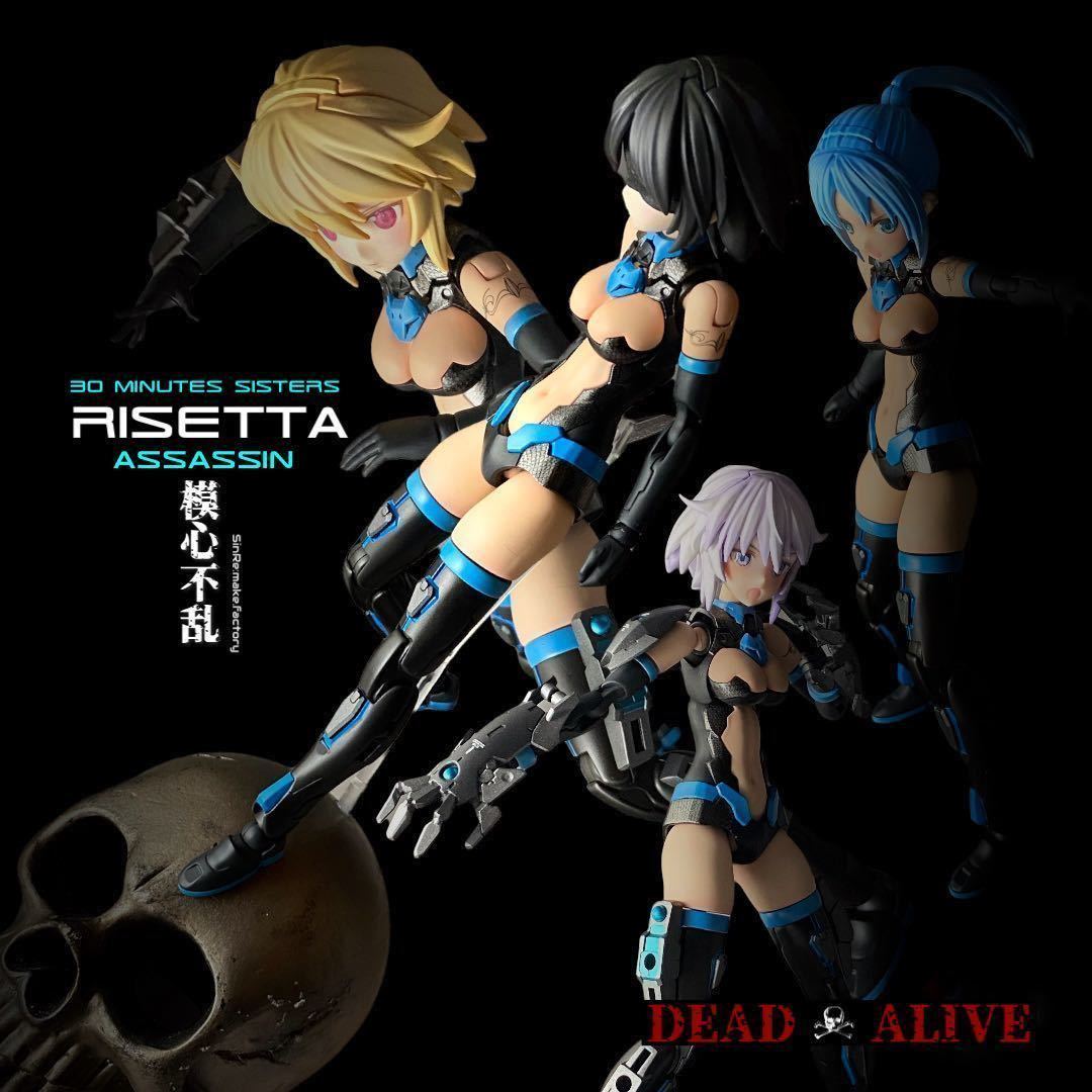 1円スタート 30MS リシェッタ Assassin ver. カーボン風スーツ 1円スタート 30MS リシェッタ Assassin ver. カーボン風スーツ
