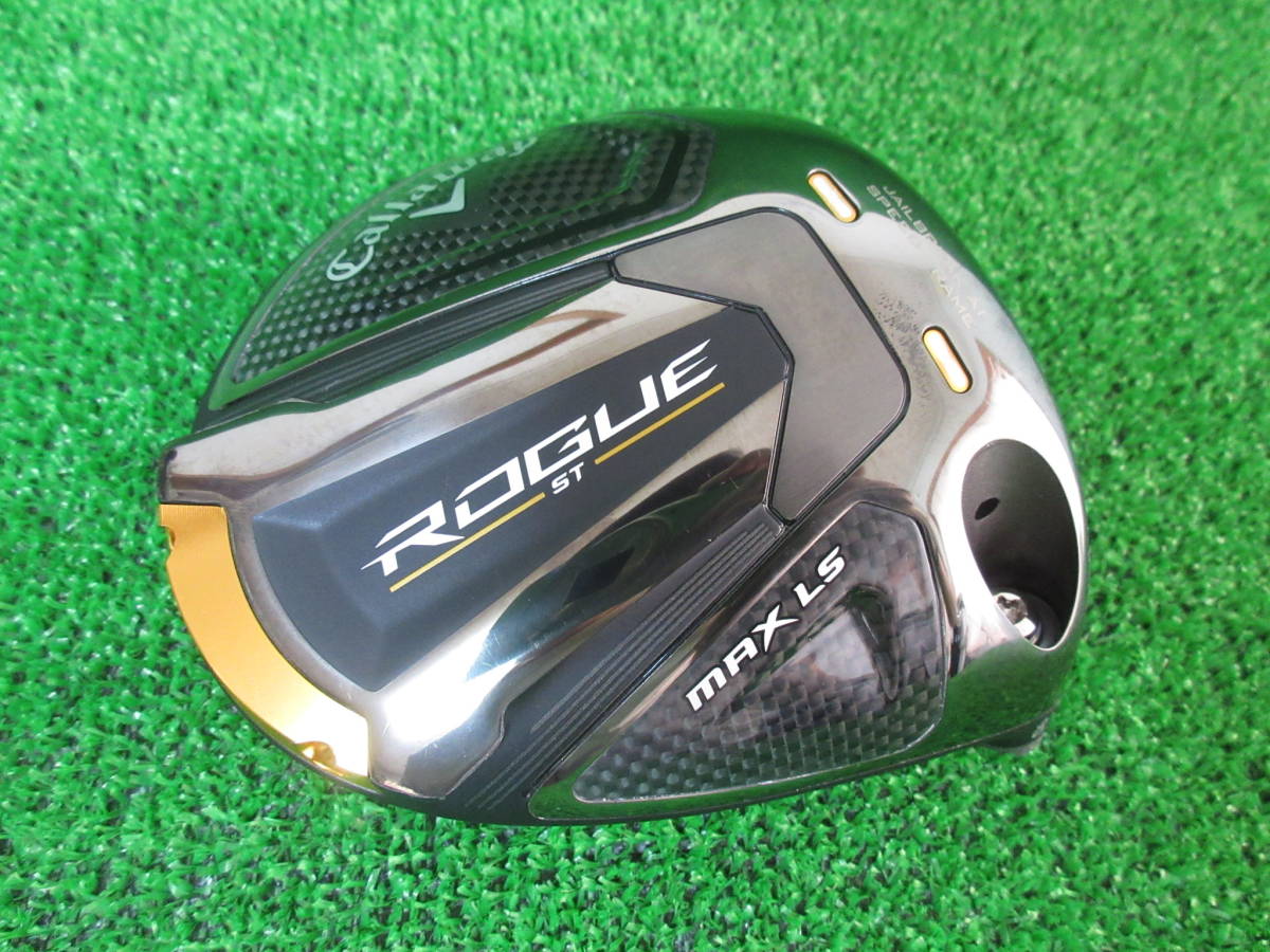 5988【Callaway】ROGUE ST MAX LS 日本仕様 1W 9度 ヘッド単品 ヘッドカバー,レンチ付 キャロウェイ ローグ マックス ドライバー 中古品_画像1