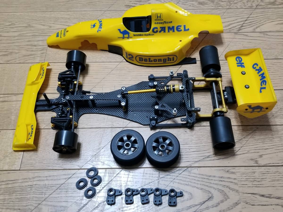 ヨコモR12C3ベースの自作F1シャーシです
