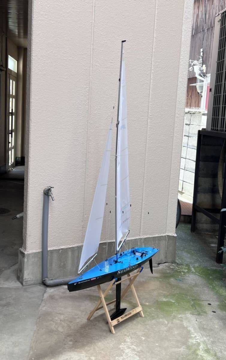 手渡し限定)京商レーシングヨット SEAWIND プロポ付きフルセット-