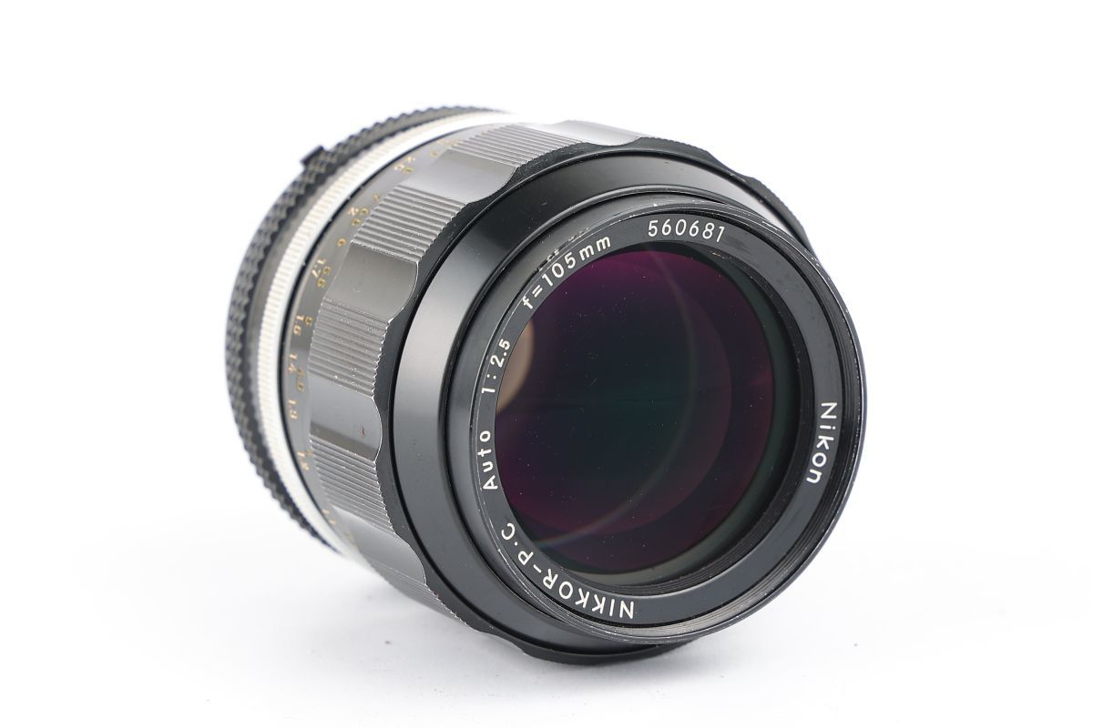 01624cmrk Nikon NIKKOR-P.C Auto 105mm F2.5 非Ai 単焦点 中望遠レンズ Fマウント_画像9