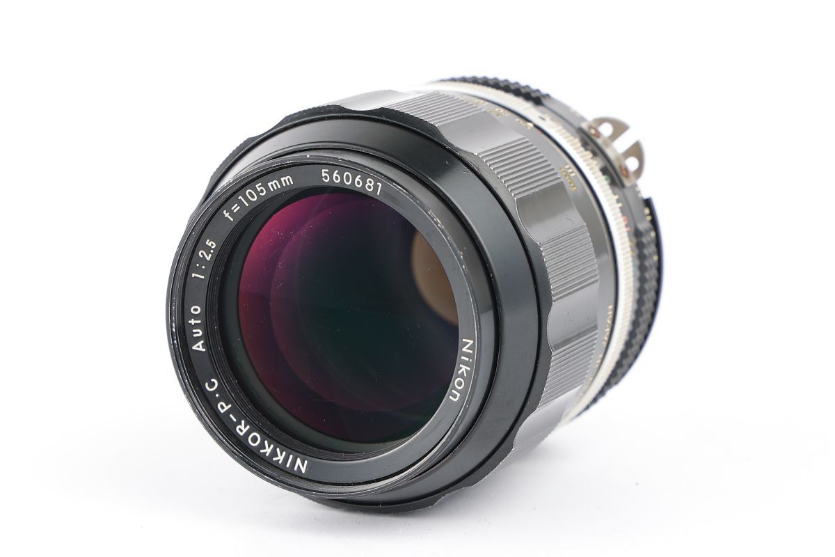 01624cmrk Nikon NIKKOR-P.C Auto 105mm F2.5 非Ai 単焦点 中望遠レンズ Fマウント_画像8