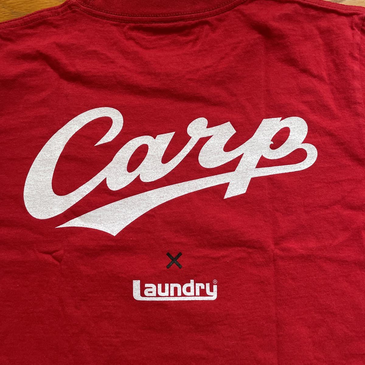 C 広島 東洋 カープ 新品　カープ坊や laundry ランドリー carp コラボ tシャツ　日本製　シャツ_画像6