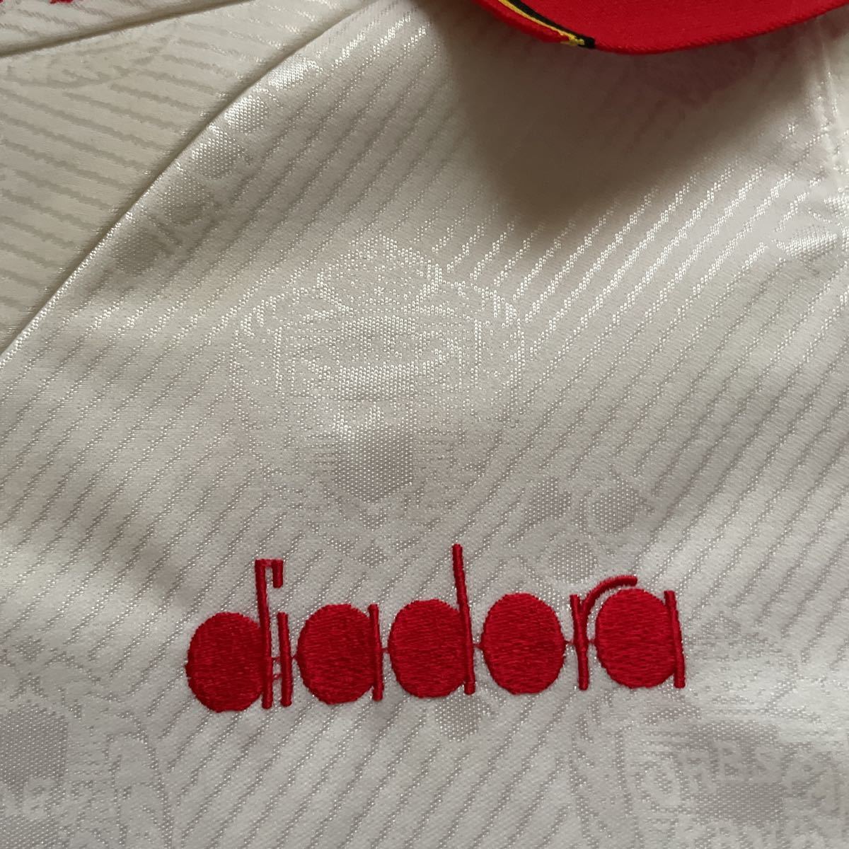 ベルギー 代表 diadora ディアドラ 1994 ユニフォーム シーフォ プロドーム アザール クルトワ デブライネ メルテンス ルカク コンパニ_画像4