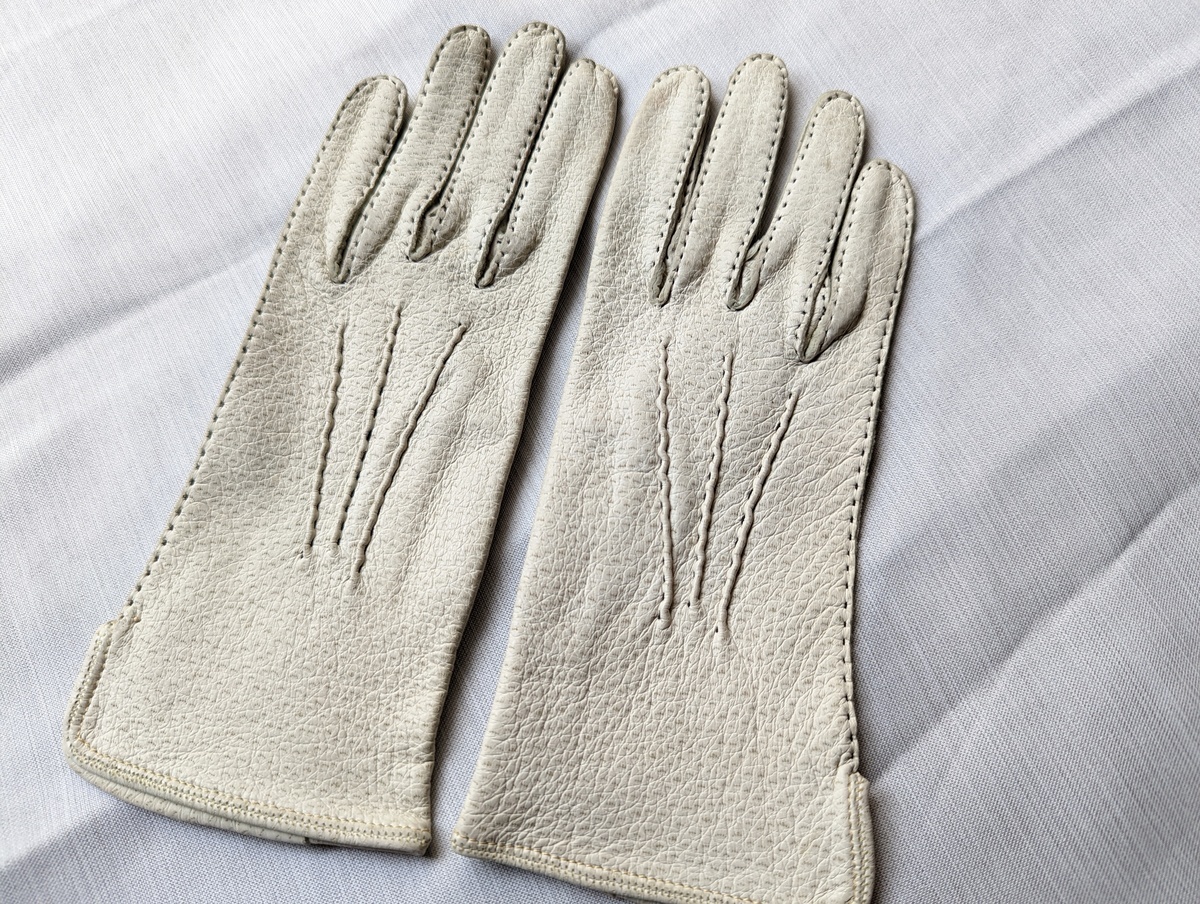 特価】 スペシャル 英国製 ペッカリーグローブ 30s 40s ヴィンテージ 7