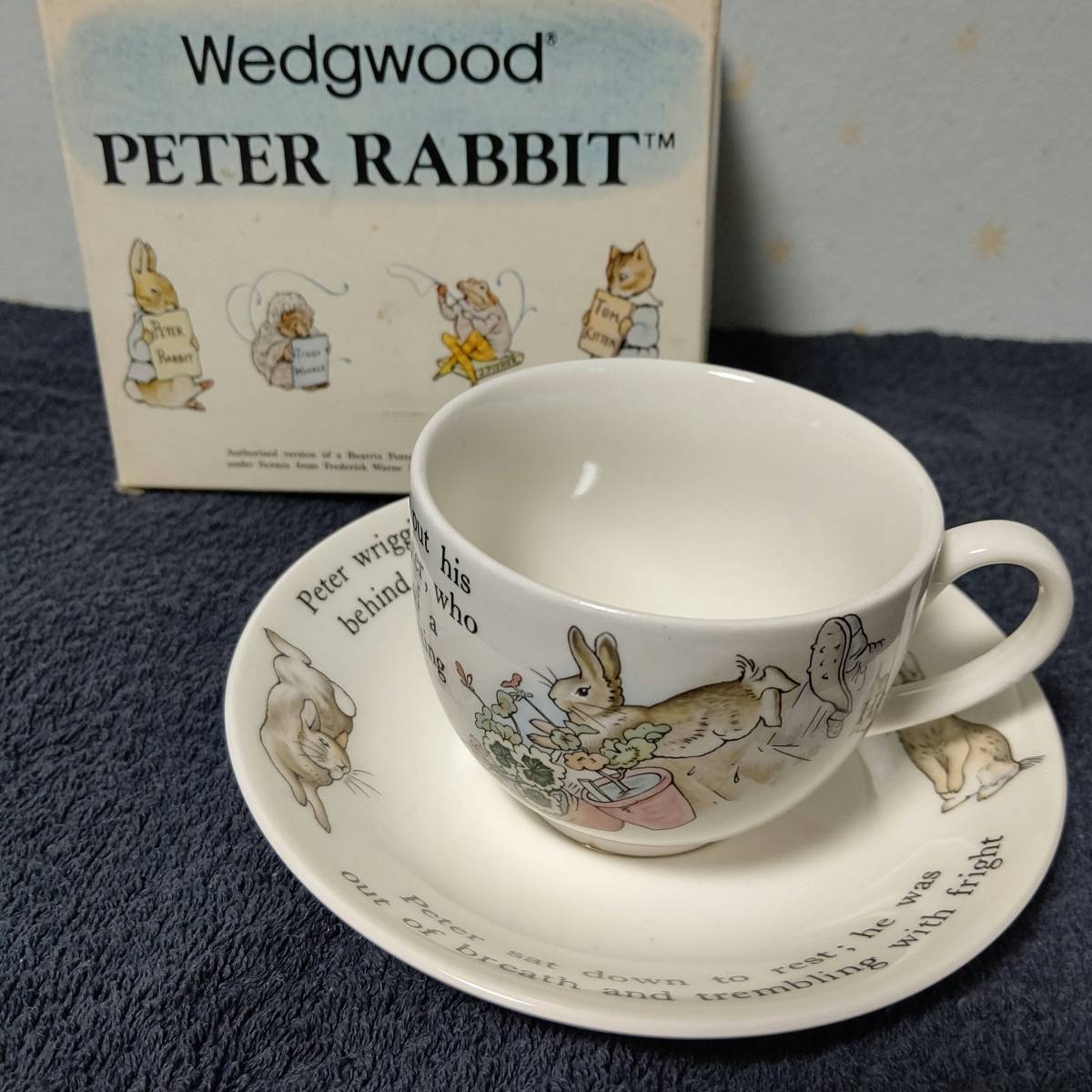 WedgeWood PETER RABBIT カップ&ソーサー 新品 正規品