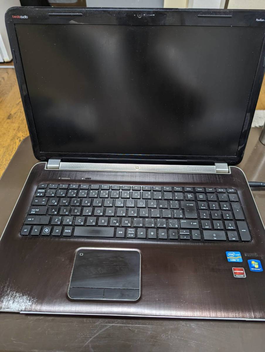 HP Pavilion dv7 Notebook PC（ジャンク）_画像2