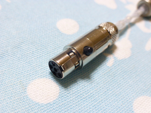 4.4mm5極 (メス) → KANN CUBE miniXLR 5ピン 変換ケーブル 4.4mm5極 (メス) → KANN CUBE miniXLR 5ピン 変換ケーブル