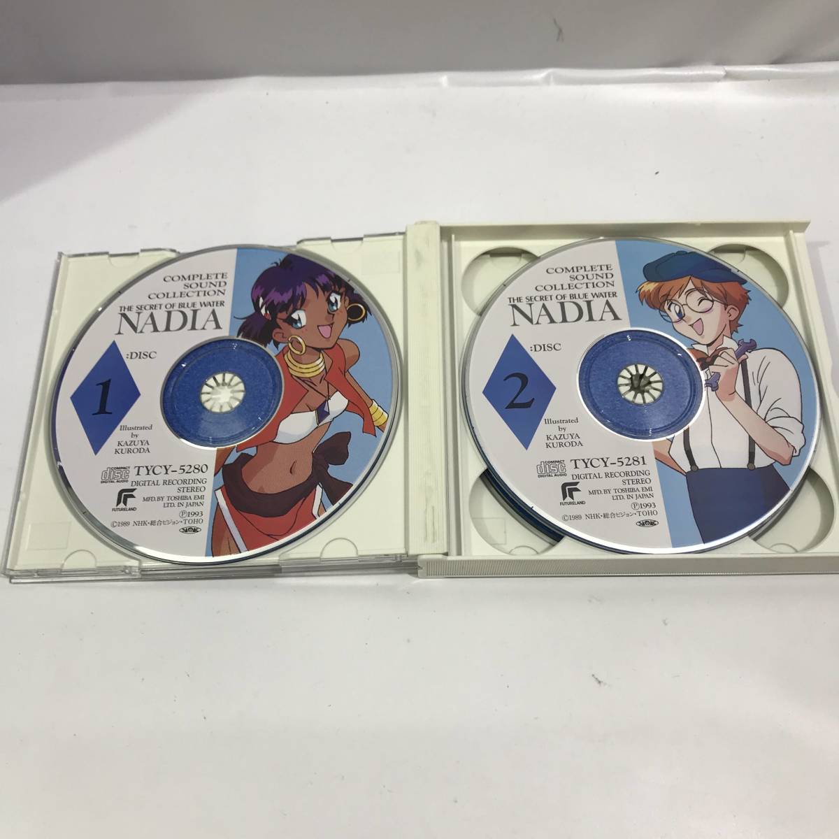 No.3116 [CD] Nadia, The Secret of Blue Water Complete звук коллекция CD11 листов комплект мозаика отсутствует коробка только б/у товар 