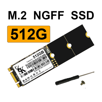SSD M.2 NGFF 512GB×3枚 2242~2280 3年保証 1