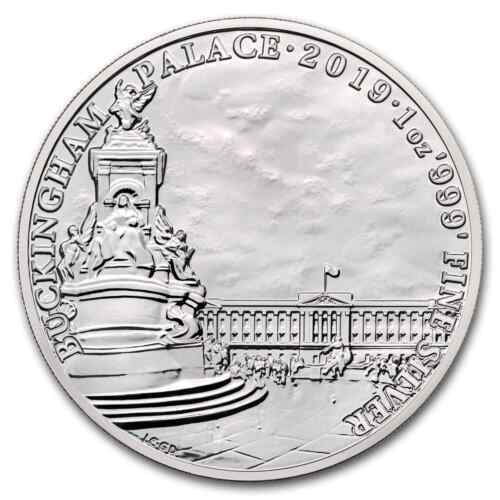 100％安い 2019年 [保証書・カプセル付き] (新品) 銀貨 1オンス イギリス「ランドマーク・バッキンガム宮殿」純銀 銀