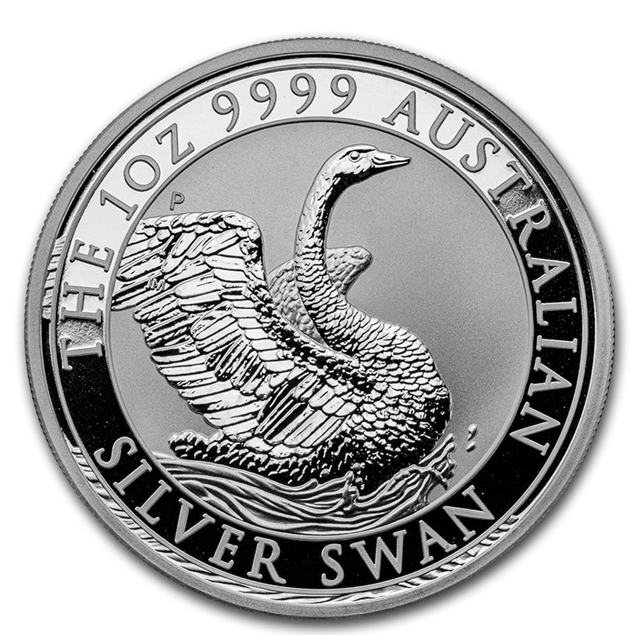 [保証書・カプセル付き] 2020年 (新品) オーストラリア「白鳥・ハクチョウ・スワン」純銀 1オンス 銀貨