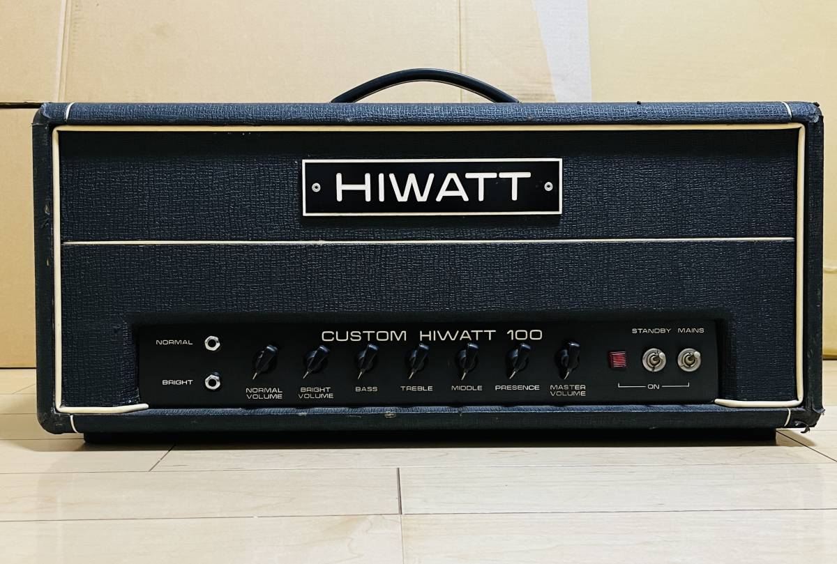 【83～84年製】HIWATT DR103 CUSTOM HIWATT 100 ハイワット ヘッド Made in England